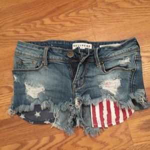 Bullhead Patriotic Short Shorts